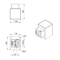 Прожектор архитектурный Aktsent Kub5 (5 Вт.)