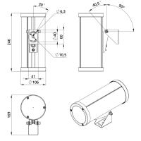 Полноцветный прожектор Акцент 20 RGB DMX 20 ВТ