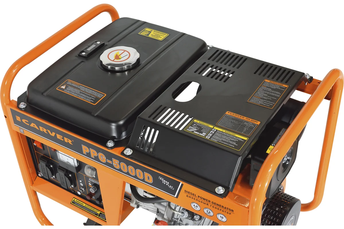 Генератор CARVER PPG - 5000D дизель