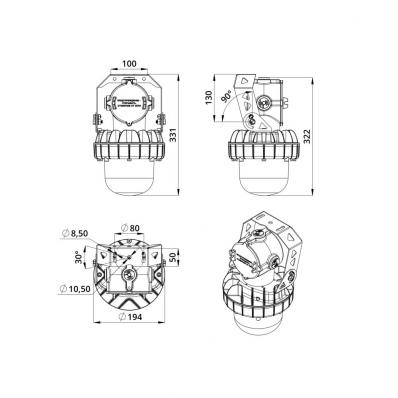 Взрывозащищенный светильник Armor Ex - 30