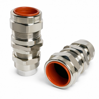 Вводы кабельные из никелированной латуни для ввода бронированного кабеля