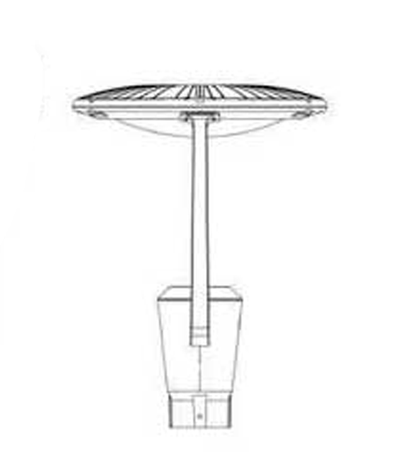 Плафон  LED 60W  4000K IP65 черный