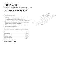 Трековый светильник Denkirs DK8065-BK