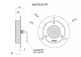 Подводный светодиодный прожектор NAUTILUS