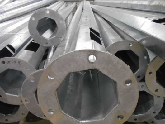 Опора граненая несиловая типа ОГК-12,0 (4мм, 70/200, 400х400х16-300-4х36(М30))