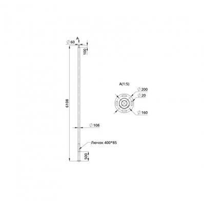 Опора цилиндрическая ОЦ-108-76-6