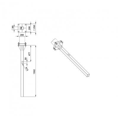 ФЧ-159-2,0(300х300х10-4х23(М20)-200)