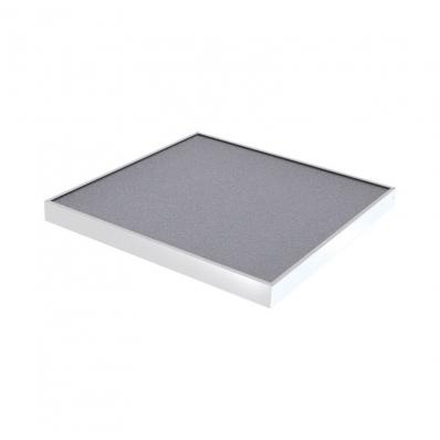 Офисный аварийный светодиодный светильник армстронг 40 Вт Колотый лед 595х595х50мм БАП (350лм 3ч)