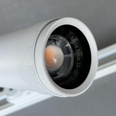 Трековый светодиодный светильник с изменяемым углом 20Вт.