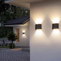 Светильник двухсторонний фасадный уличный 2 Вт IP67.