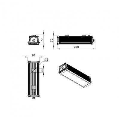 2Ex Светильник взрывозащищенный Spektr v2.0 Ex-10-1224-025-З IP 67