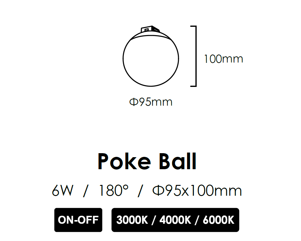Светильник Poke Ball