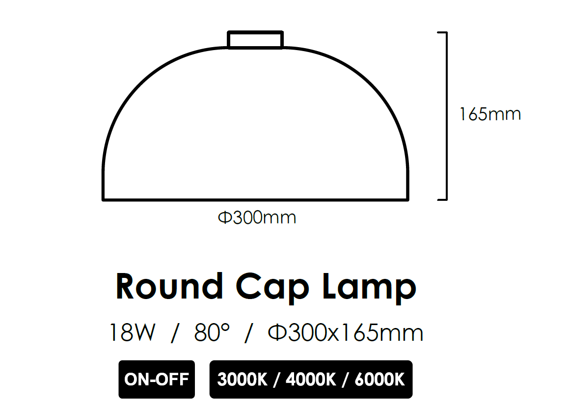 Светильник Round Cap Lamp