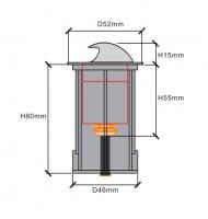Cветильник встраиваемый в пол 3Вт