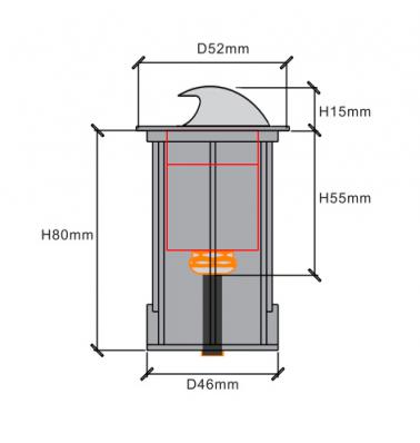 Cветильник встраиваемый в пол 3Вт