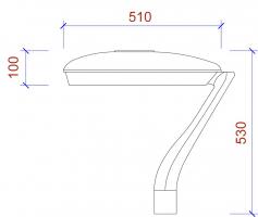 Плафон Урбан Лайт 60Вт  4000K IP65 черный